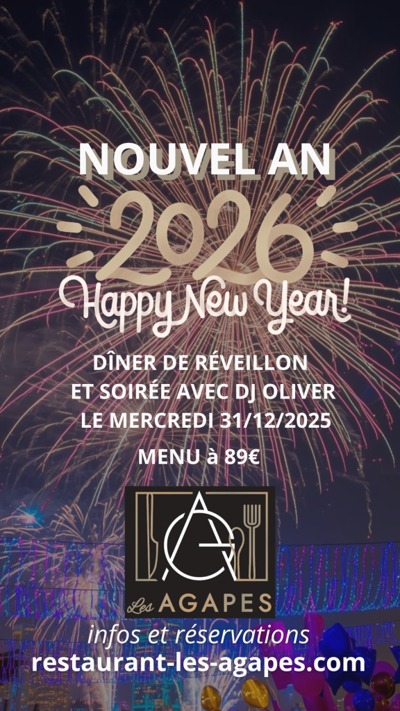 NOUVEL AN 2026 Soirée de Réveillon le Mercredi 31/12/2025